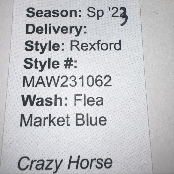 Fidelity Denim REXFORD FLEA MKT BLUE Wide Leg Button Fly Jeans/Pants | NEW/NWT👖 - Picture 10 of 12